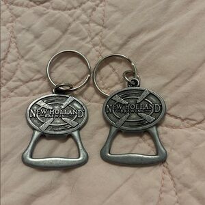 New Holland Brewing keychain bottle openers lot of 2